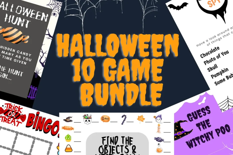 halloween printable games