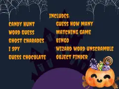 halloween games included in bundle