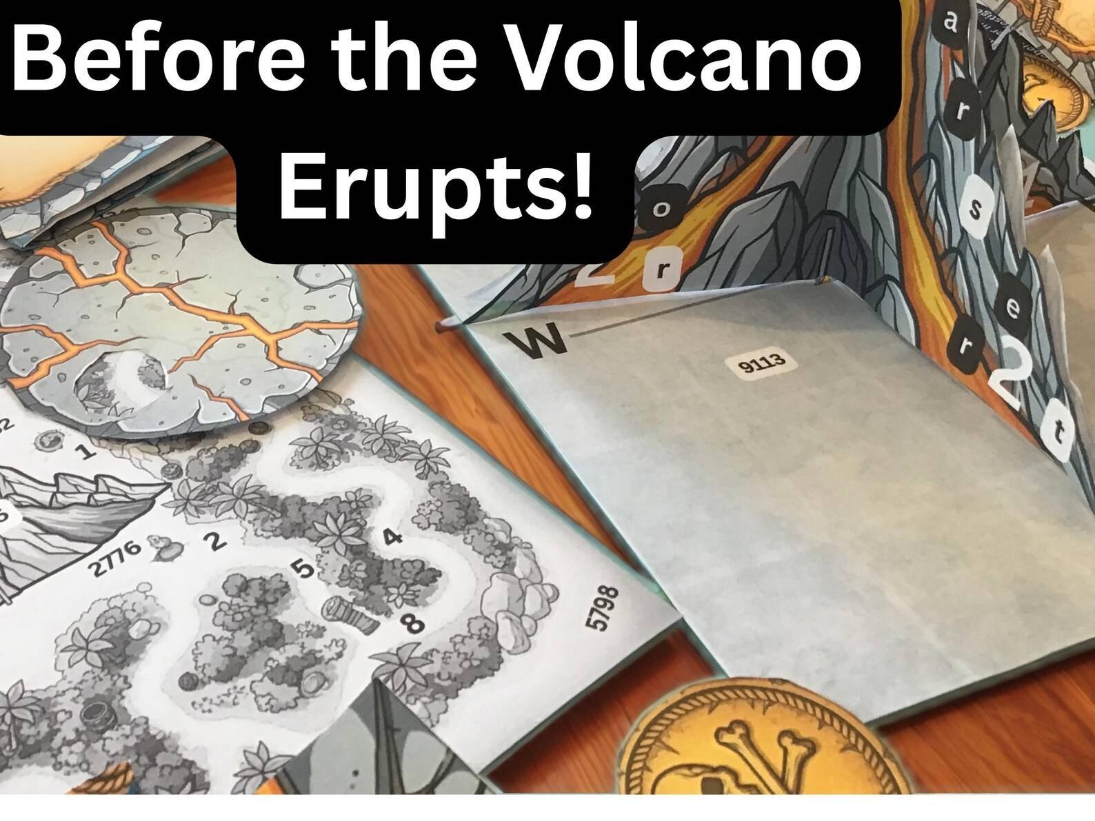 volcano escape room