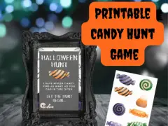 halloween candy hunt game