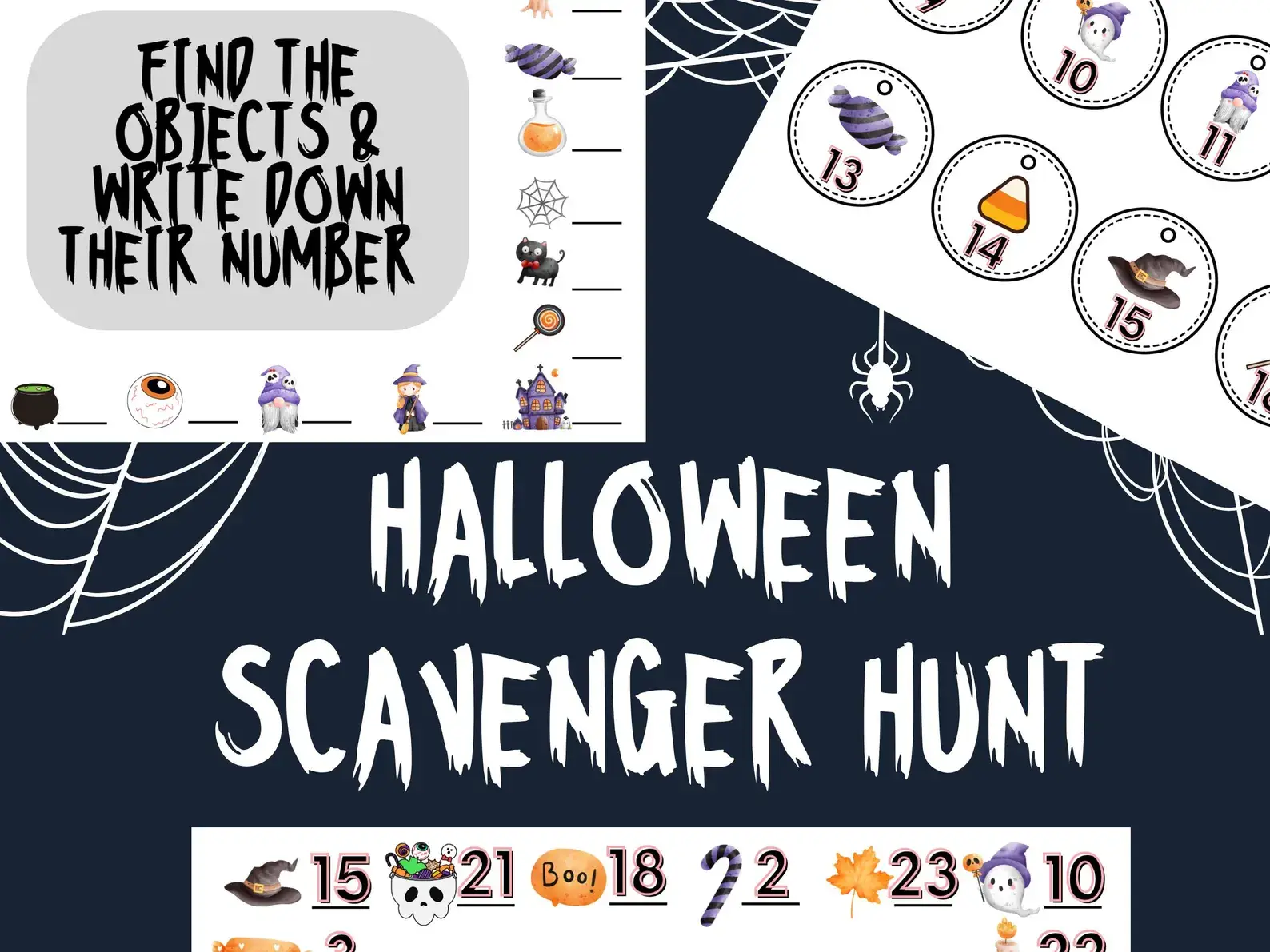 halloween scavenger hunt