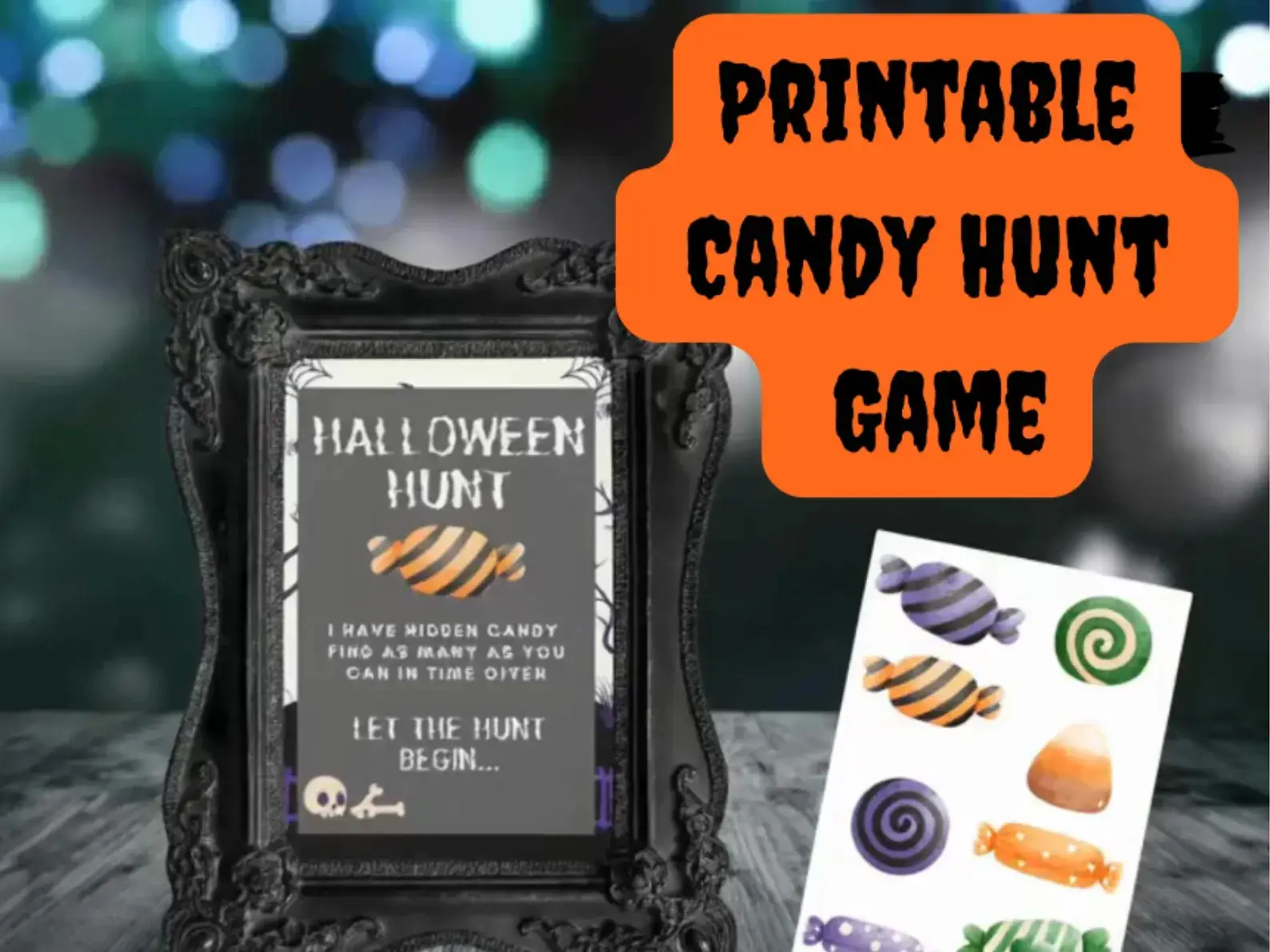 halloween candy hunt game