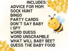 bee baby shower